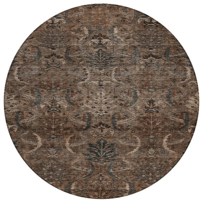 LOOMLAN Rugs Rustica Fudge Washable Indoor-Outdoor Rug
