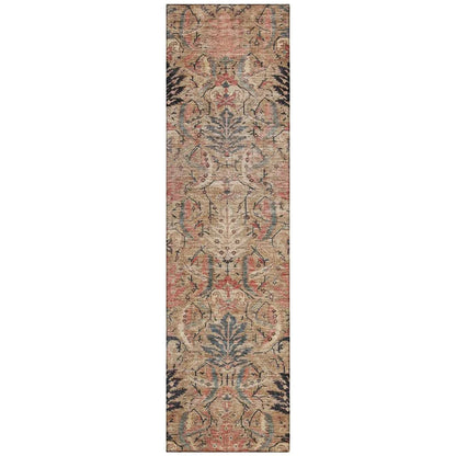 LOOMLAN Rugs Rustica Khaki Washable Indoor-Outdoor Rug