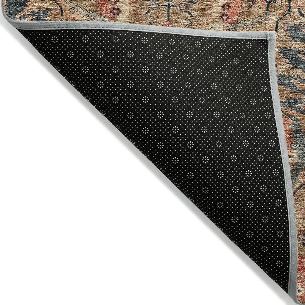 LOOMLAN Rugs Rustica Khaki Washable Indoor-Outdoor Rug
