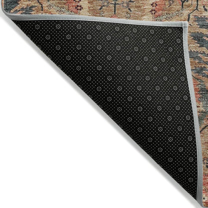 LOOMLAN Rugs Rustica Khaki Washable Indoor-Outdoor Rug