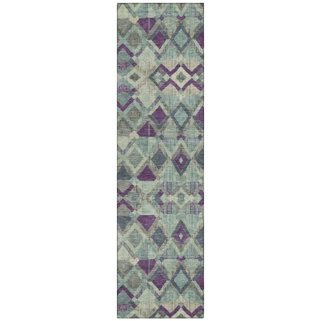Rustira Blue Washable Indoor - Outdoor Rug - LOOMLAN - LOOMLAN Rugs - Outdoor Rugs