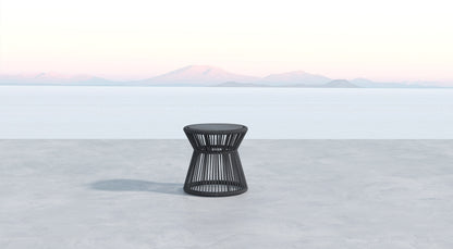 Milano Aluminum Made Modern Design Outdoor End Table