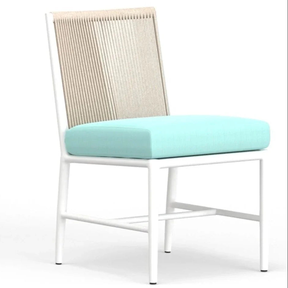 Sabbia Sunbrella Outdoor Dining Chair 2PC - LOOMLAN - Sunset West - Outdoor Dining Chairs