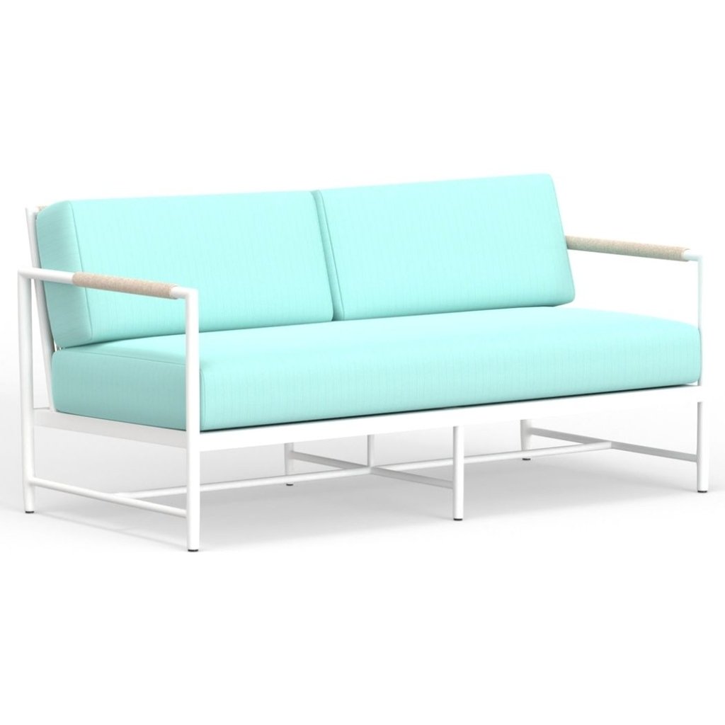Sabbia Sunbrella Outdoor Loveseat - LOOMLAN - Sunset West - Outdoor Sofas & Loveseats