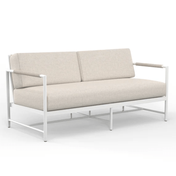 Sabbia Sunbrella Outdoor Loveseat - LOOMLAN - Sunset West - Outdoor Sofas & Loveseats