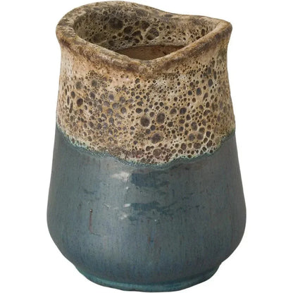 Sack Reef Teal Ceramic Planter
