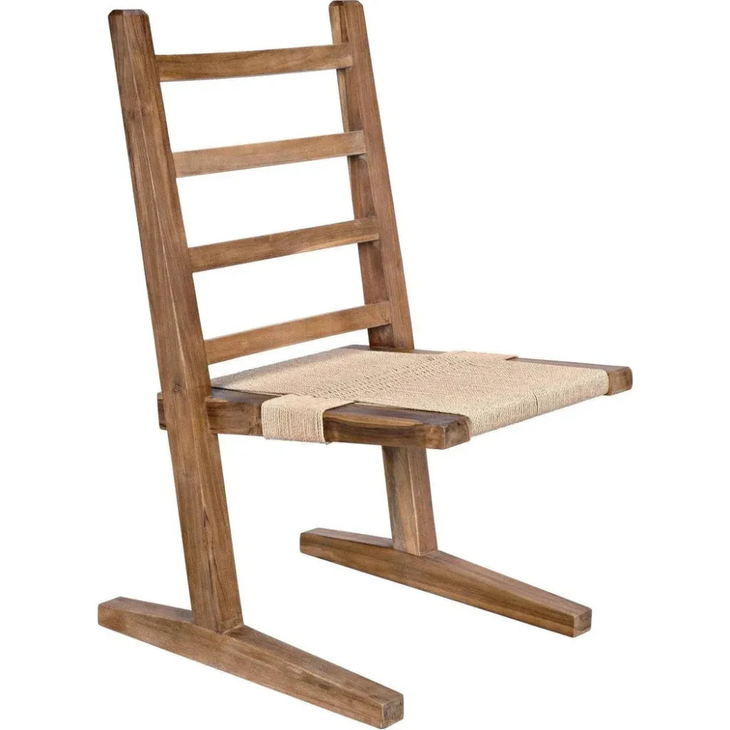 Noir Salam Solid Teak Wood Dining Chair