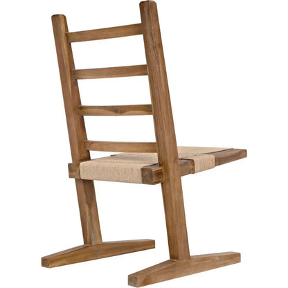 Noir Salam Solid Teak Wood Dining Chair
