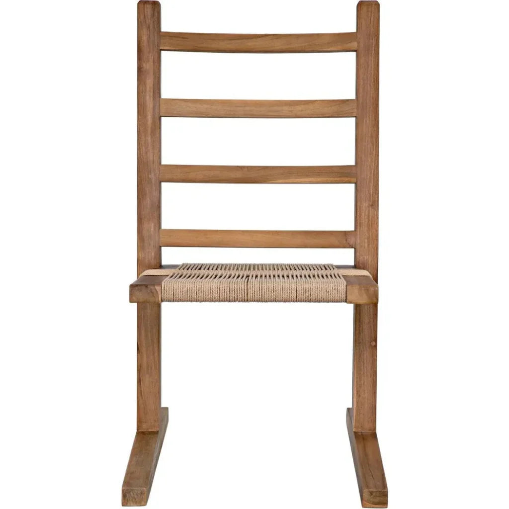 Noir Salam Solid Teak Wood Dining Chair