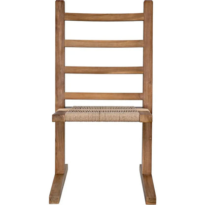 Noir Salam Solid Teak Wood Dining Chair