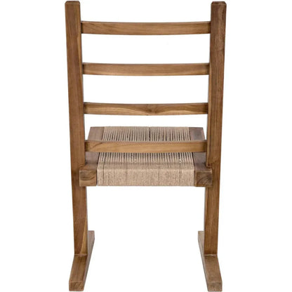 Noir Salam Solid Teak Wood Dining Chair