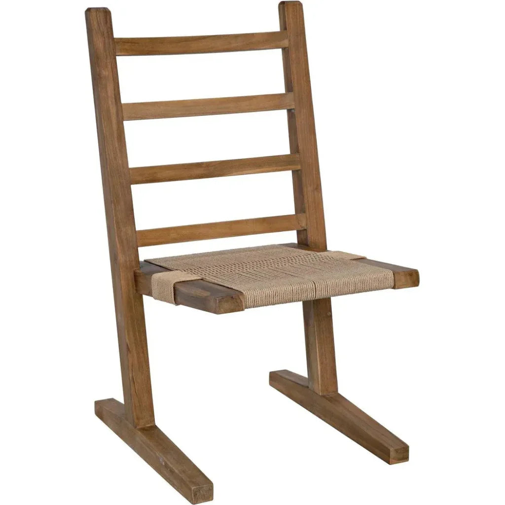 Noir Salam Solid Teak Wood Dining Chair