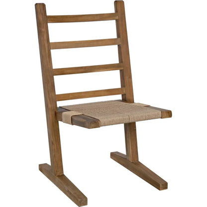 Noir Salam Solid Teak Wood Dining Chair