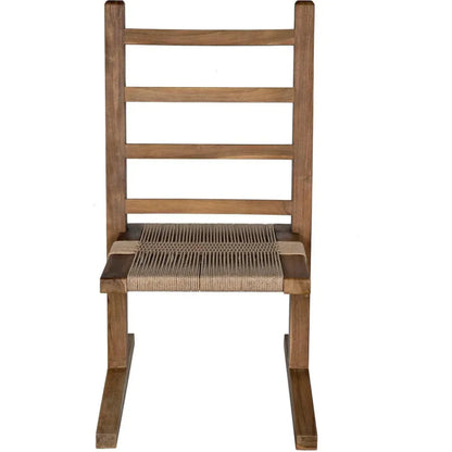 Noir Salam Solid Teak Wood Dining Chair
