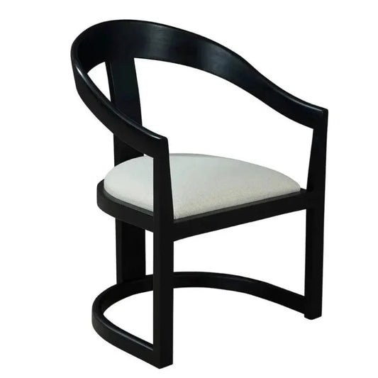 Furniture Classics Salida Linen Black Dining Chair