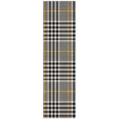 LOOMLAN Rugs Samira Black Washable Indoor-Outdoor Rug