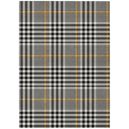 LOOMLAN Rugs Samira Black Washable Indoor-Outdoor Rug