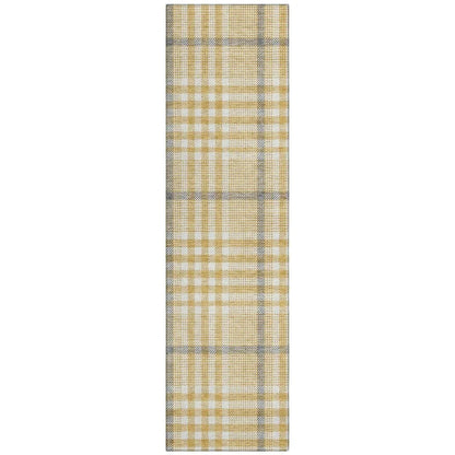 LOOMLAN Rugs Samira Gold Washable Indoor-Outdoor Rug