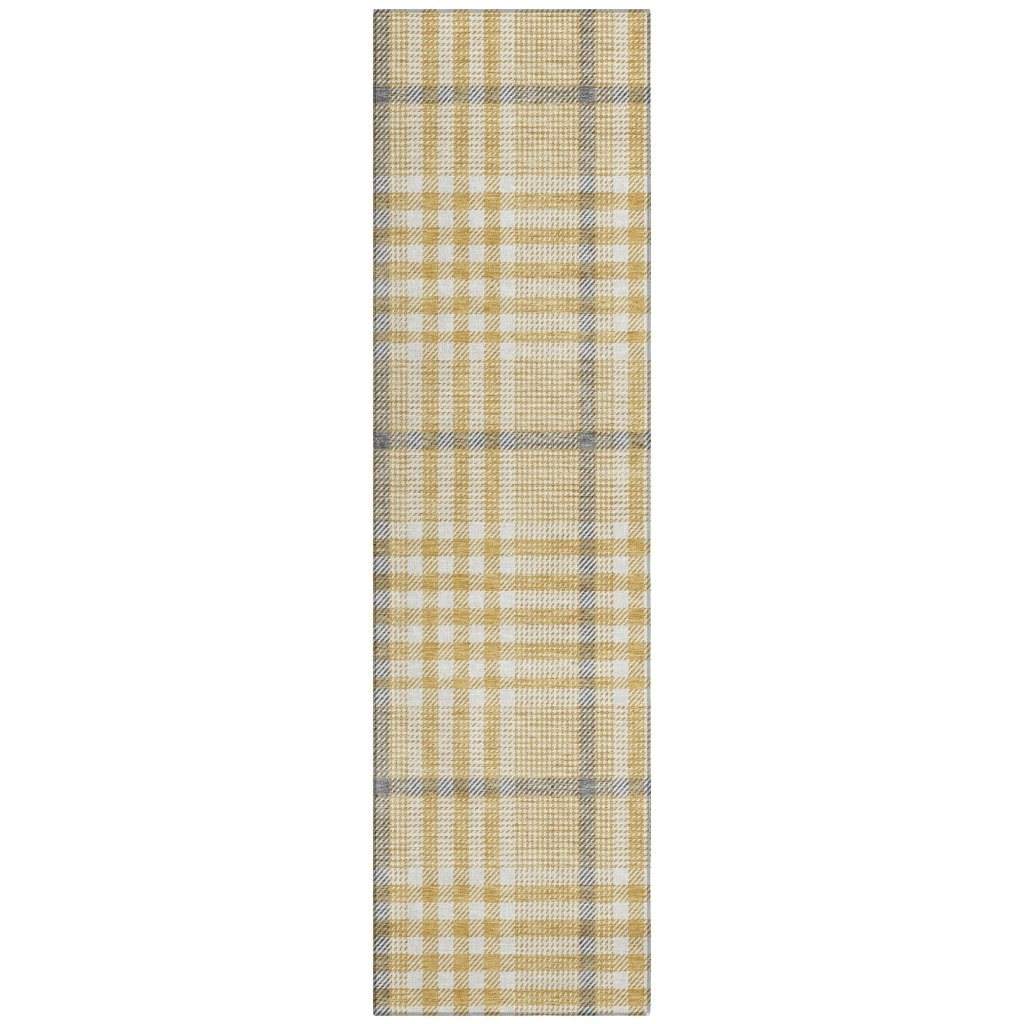 LOOMLAN Rugs Samira Gold Washable Indoor-Outdoor Rug