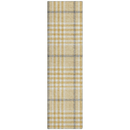 LOOMLAN Rugs Samira Gold Washable Indoor-Outdoor Rug