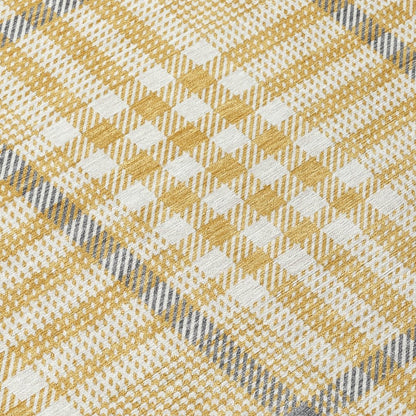 LOOMLAN Rugs Samira Gold Washable Indoor-Outdoor Rug