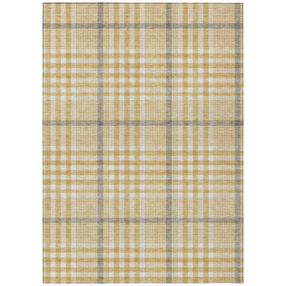 LOOMLAN Rugs Samira Gold Washable Indoor-Outdoor Rug