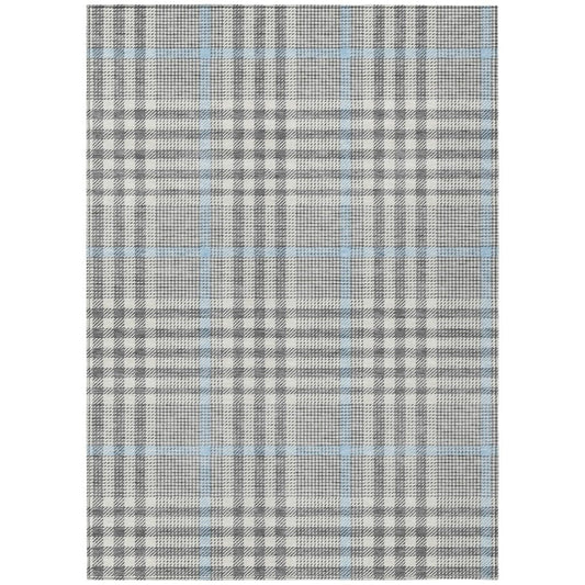 LOOMLAN Rugs Samira Gray Washable Indoor-Outdoor Rug