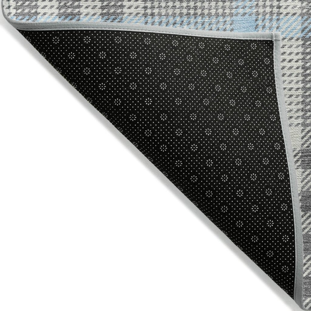 LOOMLAN Rugs Samira Gray Washable Indoor-Outdoor Rug