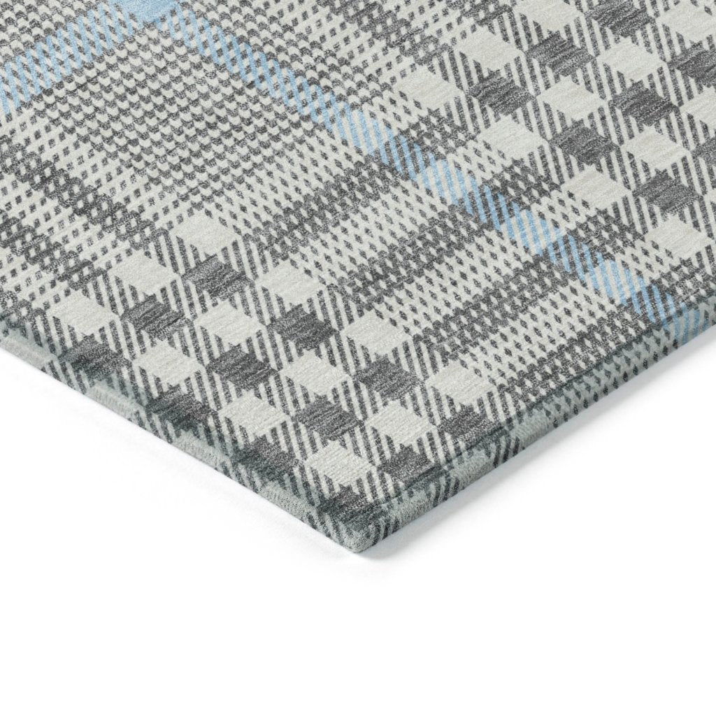 LOOMLAN Rugs Samira Gray Washable Indoor-Outdoor Rug