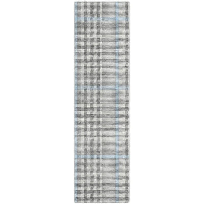 LOOMLAN Rugs Samira Gray Washable Indoor-Outdoor Rug