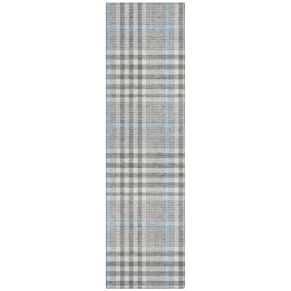 LOOMLAN Rugs Samira Gray Washable Indoor-Outdoor Rug