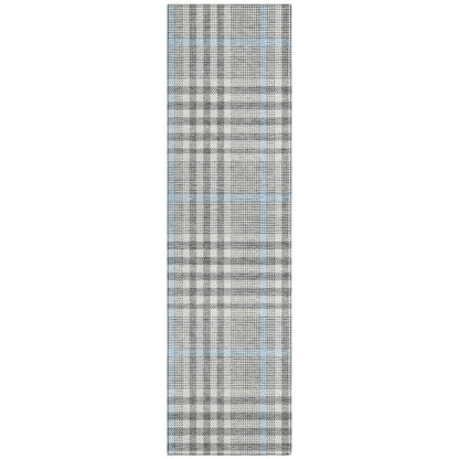 LOOMLAN Rugs Samira Gray Washable Indoor-Outdoor Rug