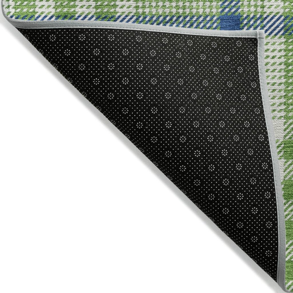 LOOMLAN Rugs Samira Green Washable Indoor-Outdoor Rug