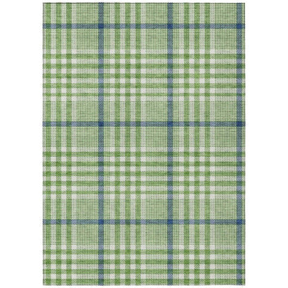 LOOMLAN Rugs Samira Green Washable Indoor-Outdoor Rug