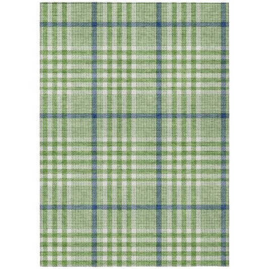 LOOMLAN Rugs Samira Green Washable Indoor-Outdoor Rug