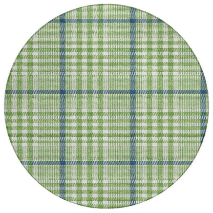 LOOMLAN Rugs Samira Green Washable Indoor-Outdoor Rug