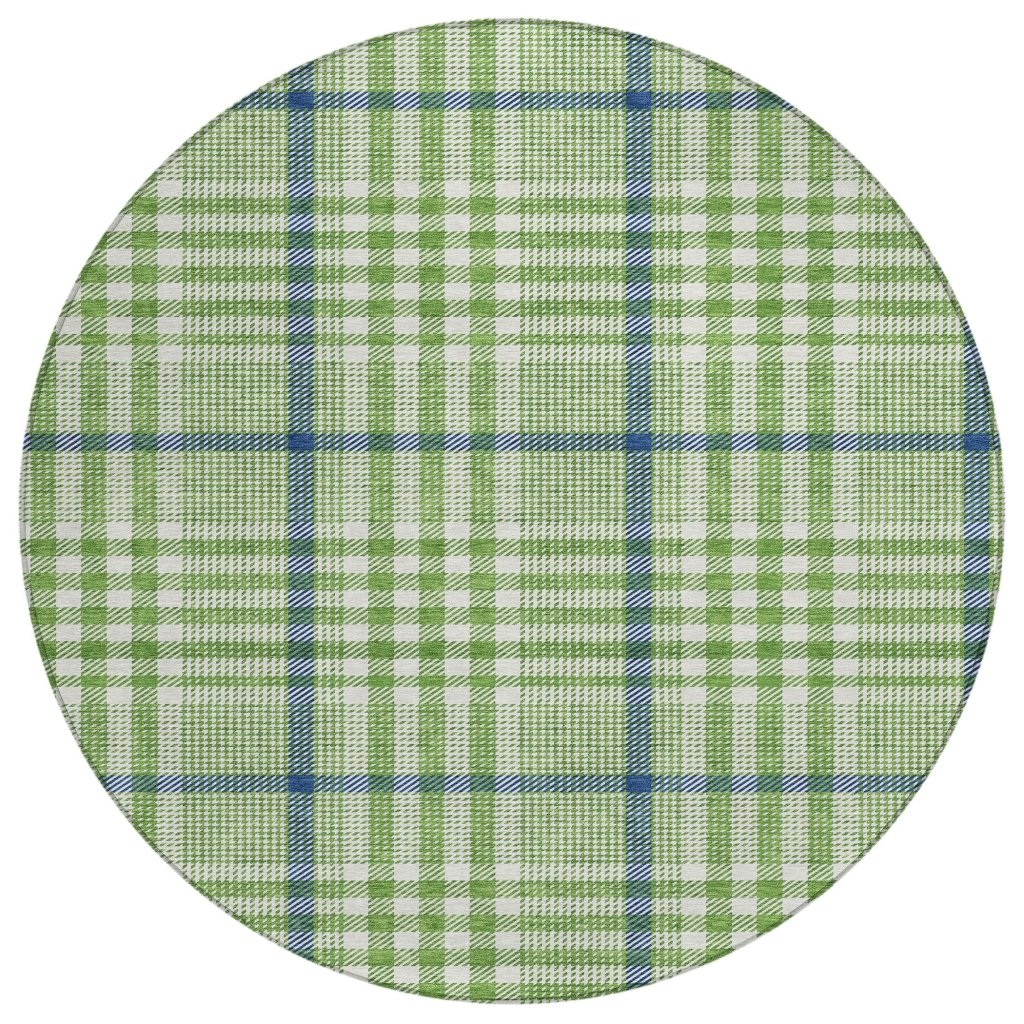 LOOMLAN Rugs Samira Green Washable Indoor-Outdoor Rug