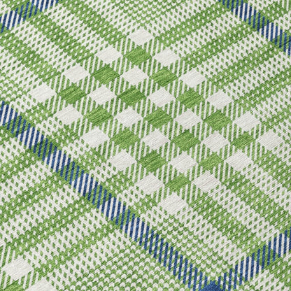 LOOMLAN Rugs Samira Green Washable Indoor-Outdoor Rug