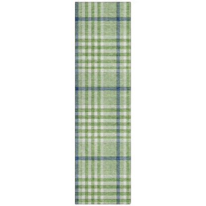 LOOMLAN Rugs Samira Green Washable Indoor-Outdoor Rug