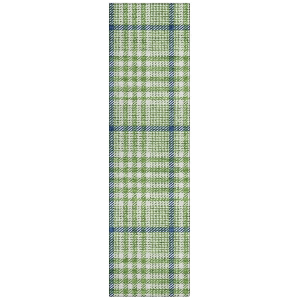 LOOMLAN Rugs Samira Green Washable Indoor-Outdoor Rug