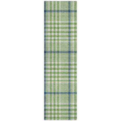 LOOMLAN Rugs Samira Green Washable Indoor-Outdoor Rug
