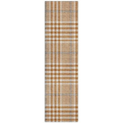 LOOMLAN Rugs Samira Orange Washable Indoor-Outdoor Rug