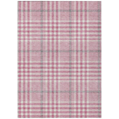 LOOMLAN Rugs Samira Pink Washable Indoor-Outdoor Rug
