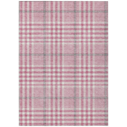 LOOMLAN Rugs Samira Pink Washable Indoor-Outdoor Rug