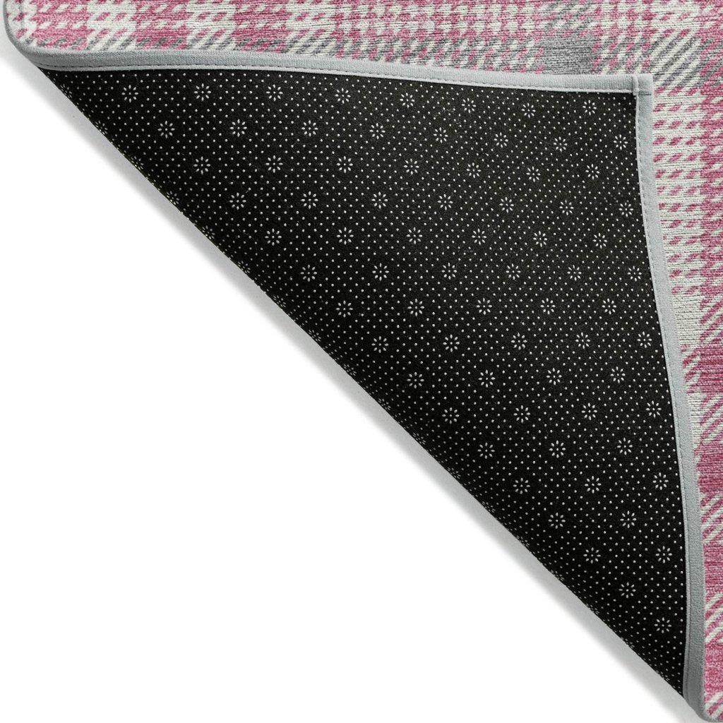 LOOMLAN Rugs Samira Pink Washable Indoor-Outdoor Rug