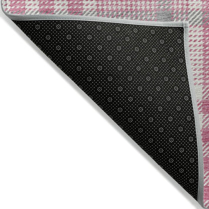 LOOMLAN Rugs Samira Pink Washable Indoor-Outdoor Rug