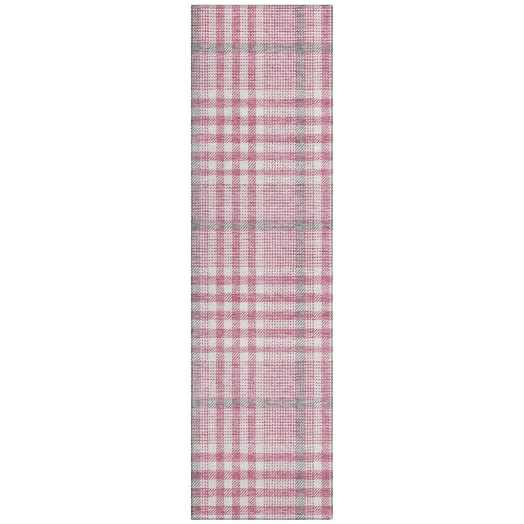 LOOMLAN Rugs Samira Pink Washable Indoor-Outdoor Rug