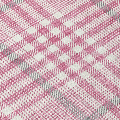 LOOMLAN Rugs Samira Pink Washable Indoor-Outdoor Rug