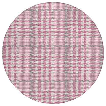LOOMLAN Rugs Samira Pink Washable Indoor-Outdoor Rug