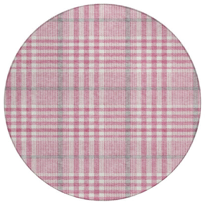 LOOMLAN Rugs Samira Pink Washable Indoor-Outdoor Rug